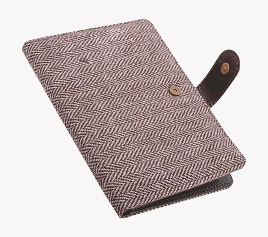 Arrow Style Tweed Passport Holder