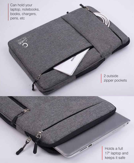 Laptop Sleeve With Pull Out Handle