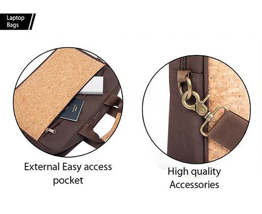 Eco-Friendly Cork Laptop Bag