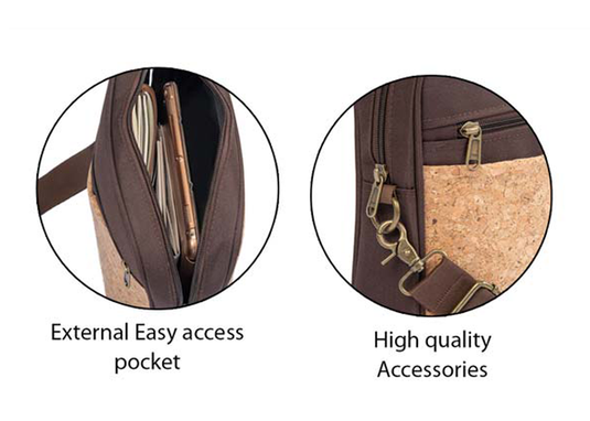 Eco-Friendly Cork Sling Bag