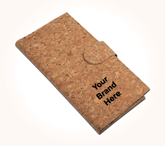 Eco-Friendly Cork Cheque Book Holder