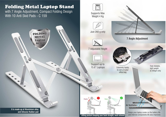 Folding Metal Laptop Stand