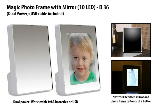 Magic Photo Frame With Mirror