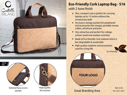 Eco-Friendly Cork Laptop Bag